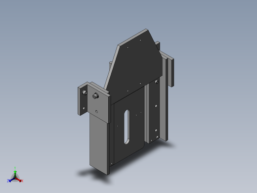 滚轮传送带挡块正等轴测缩略图