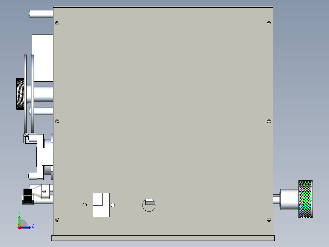 A9_夹头式转子抛光机左视图