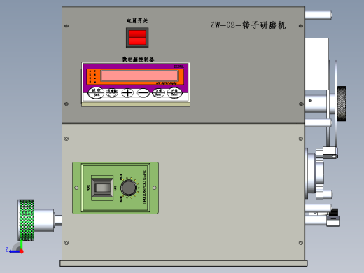 A9_夹头式转子抛光机右视缩略图