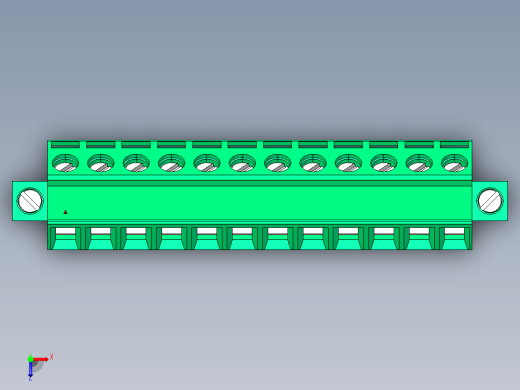 DEGSON 2EDG（M） 系列 5.0mm 螺丝锁紧可插拔接线端子组-2EDGKLM-5.0-12P-14-00AH俯视缩略图