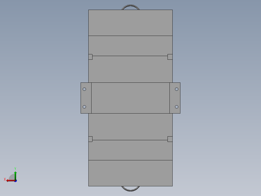 3D镜片裁片机床后视图