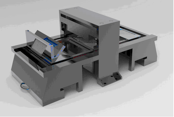 3D镜片裁片机床