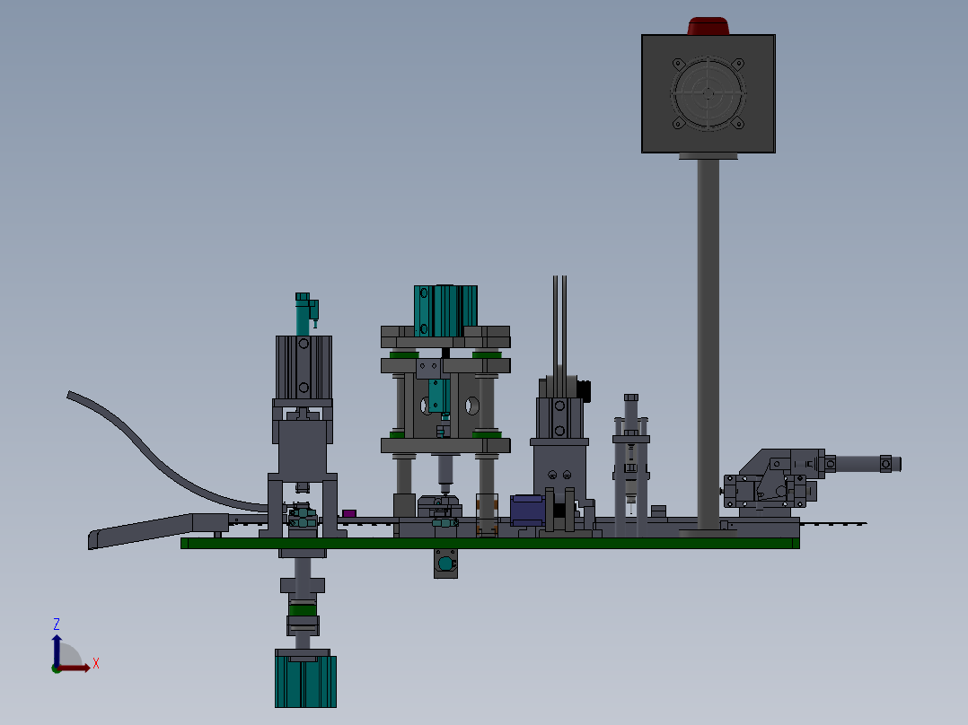 (新款)180铁盖四合一组立机前视图