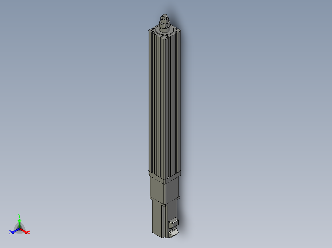 12VZ电动缸-VZ6-S350-BC主视图