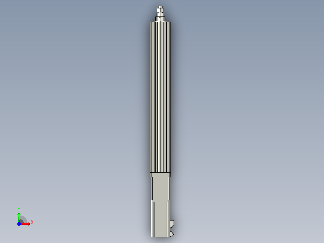 12VZ电动缸-VZ6-S350-BC前视图