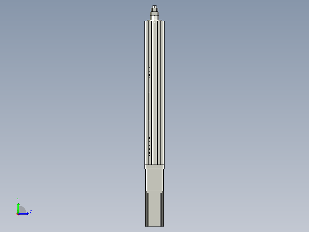 12VZ电动缸-VZ6-S350-BC左视图