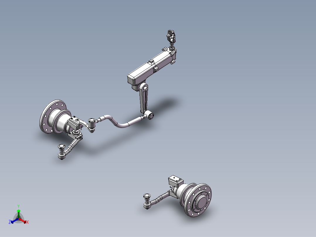 驱鸟稻草人设计正等轴测图