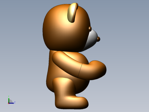 熊宝宝玩具左视缩略图