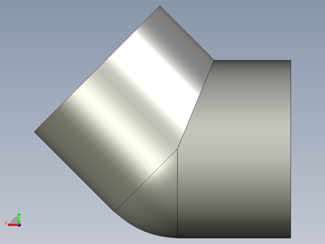 船舶管路系统SeaCor_45Elbow_SxS_37J117060_6in后视图