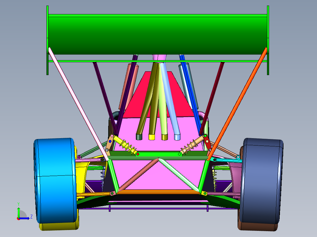 民间方程式汽车左视图