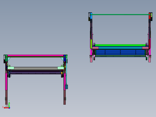 小别墅升降机械式立体子母车库后视缩略图