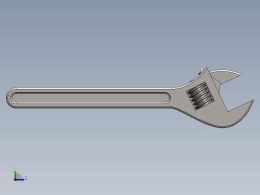 活口扳手左视缩略图