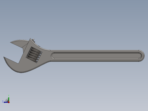 活口扳手右视缩略图