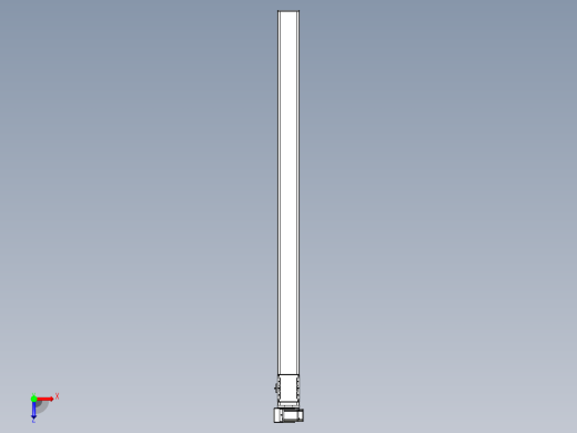 同步带全封闭直线模组TPA-HCB-105D-90-L1650-LU-C-P20-N3俯视缩略图