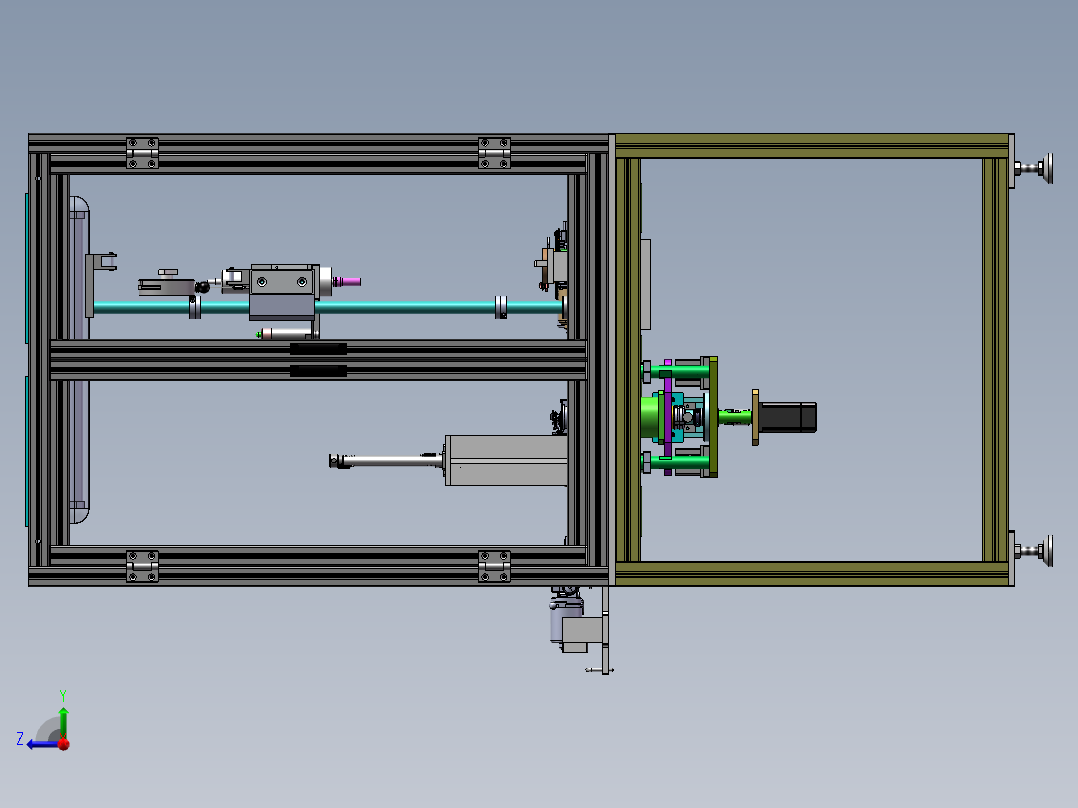 螺母自动锁紧机右视图