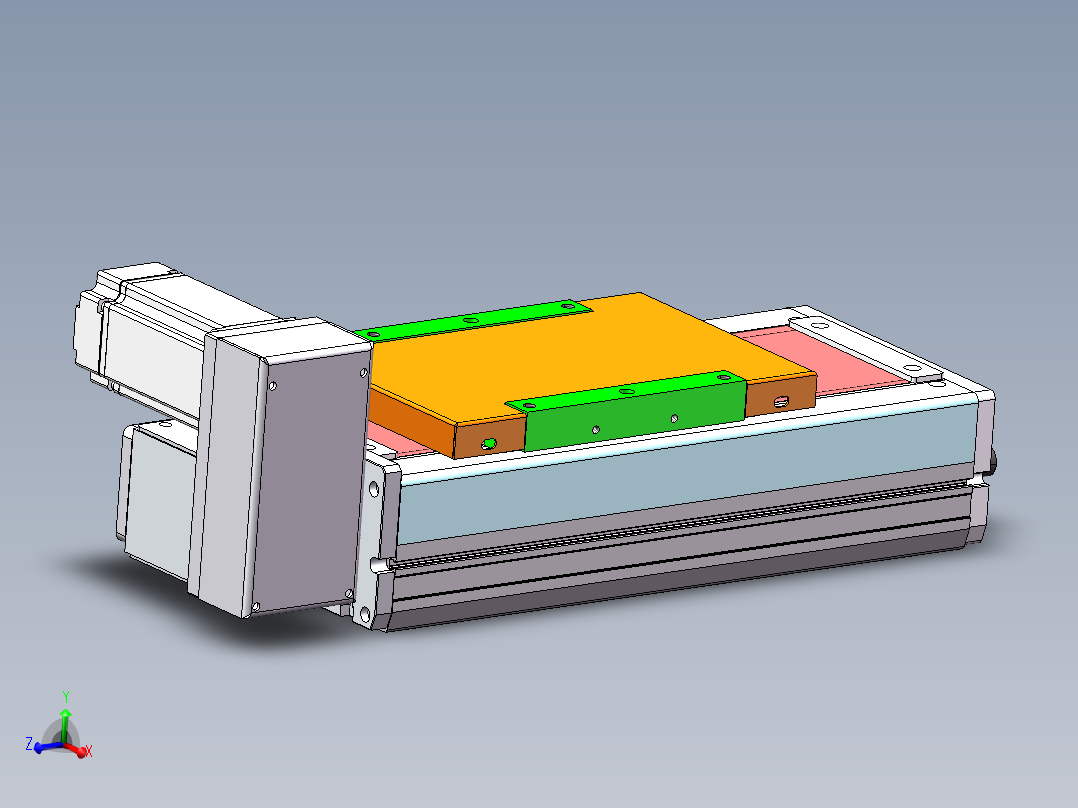 MCB同步带全封闭MCB17-RU-400W主视图