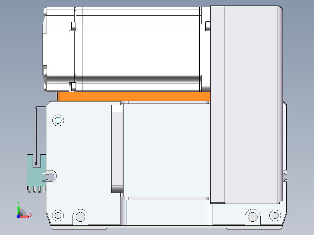 MCB同步带全封闭MCB17-RU-400W前视图