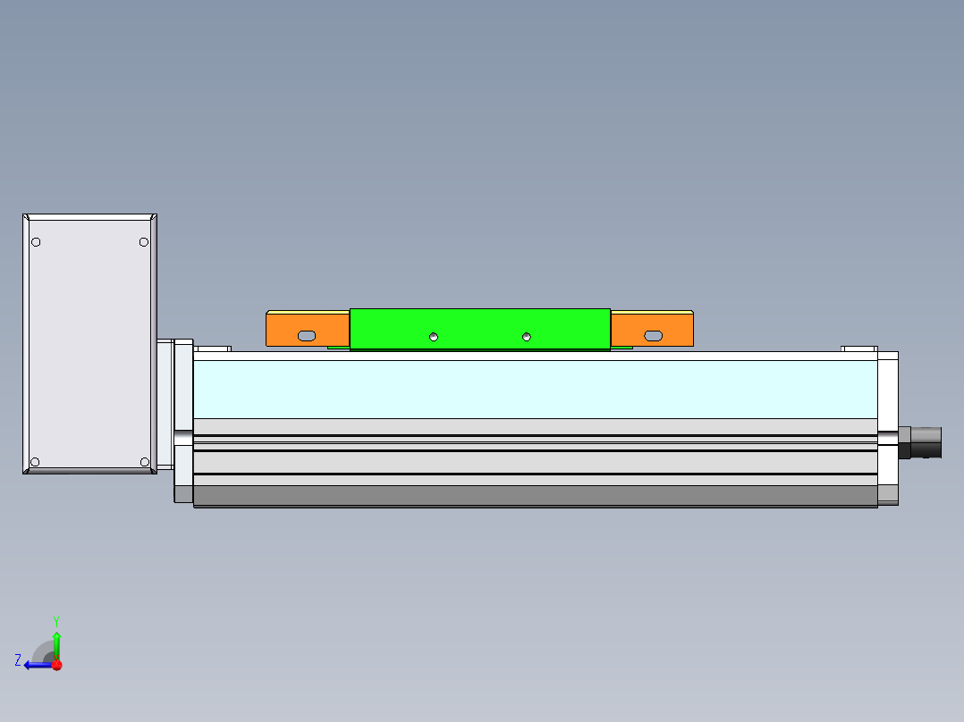 MCB同步带全封闭MCB17-RU-400W右视图
