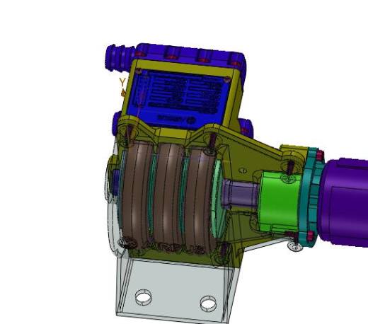 电机轴带动同步盘蠕动泵缩略图