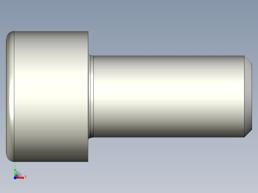 螺钉-DIN_912-M10x20.stp前视缩略图