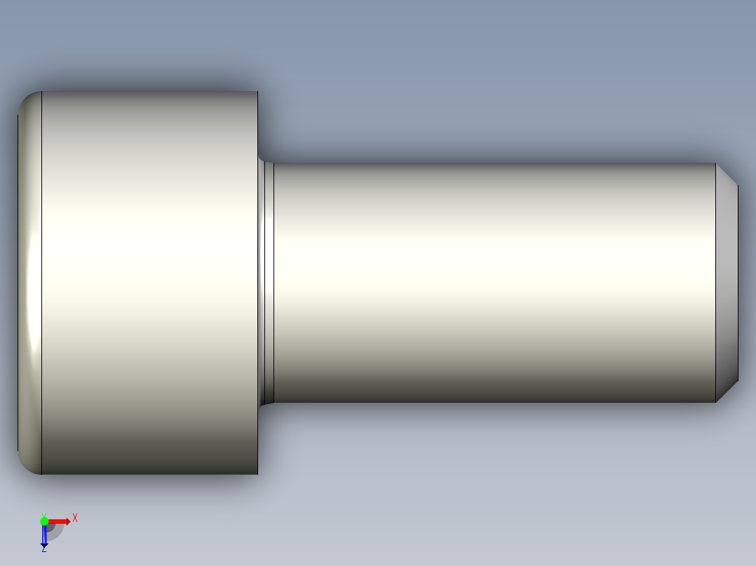 螺钉-DIN_912-M10x20.stp俯视图