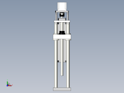 轴承套圈储料机械系统设计前视缩略图