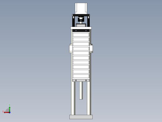轴承套圈储料机械系统设计后视缩略图
