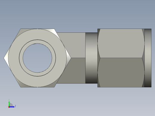卡套式工业通用硬管接头10_rbu-s左视缩略图
