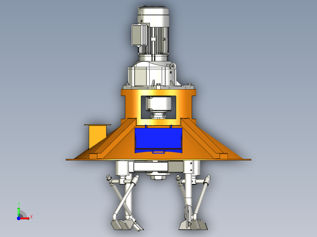 行星搅拌机前视图