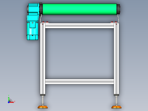 LE-XC4080-左直连驱动重载皮带线-负载200kg前视缩略图