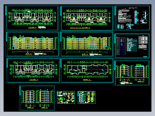 焦作市节能住宅楼建筑图