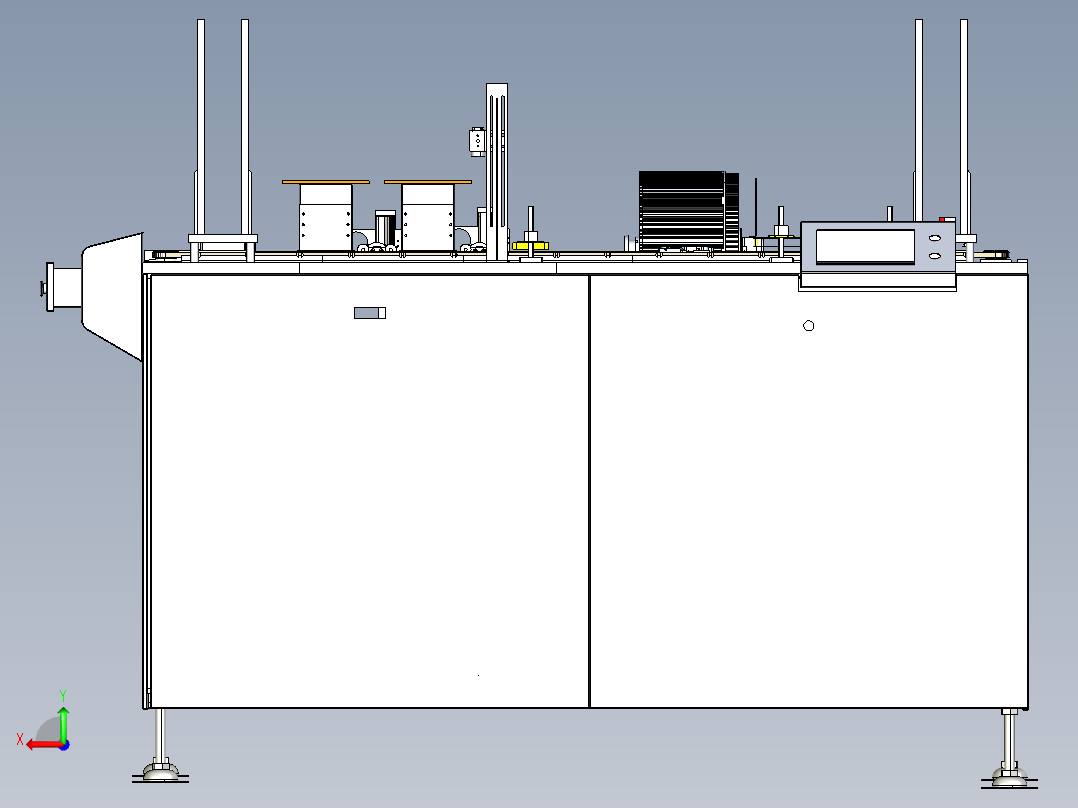 零件装配台step后视图