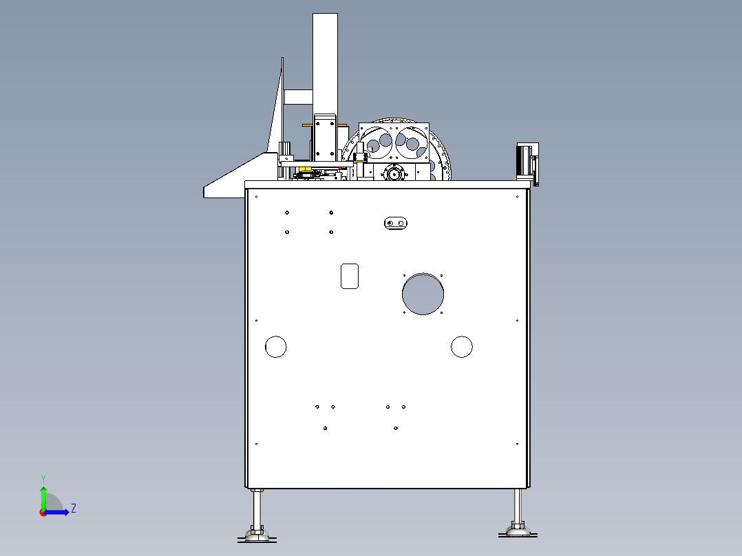 零件装配台step左视图
