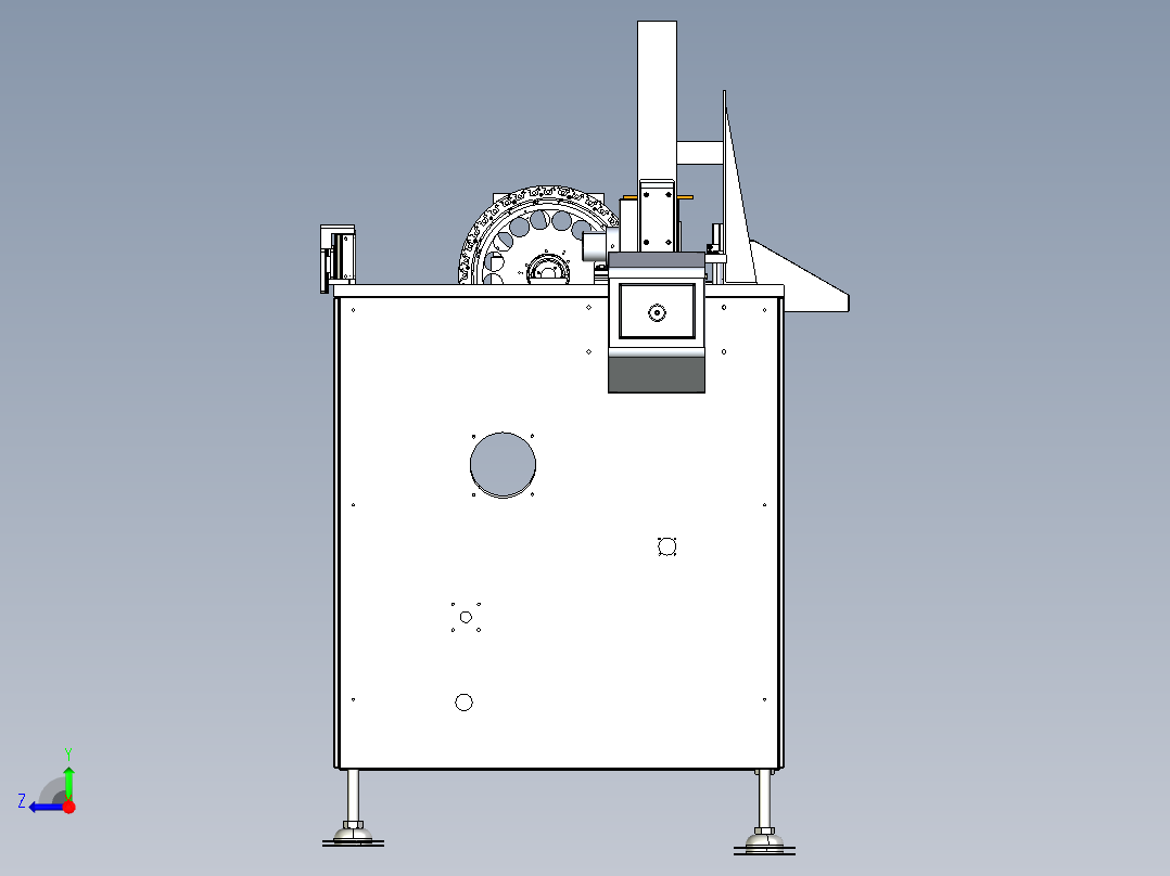 零件装配台step右视图