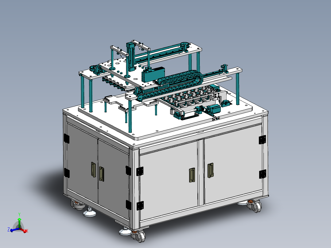 XY双向多点位置变距机构