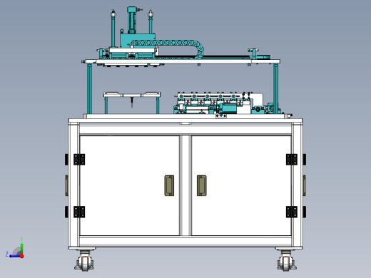 XY双向多点位置变距机构右视缩略图