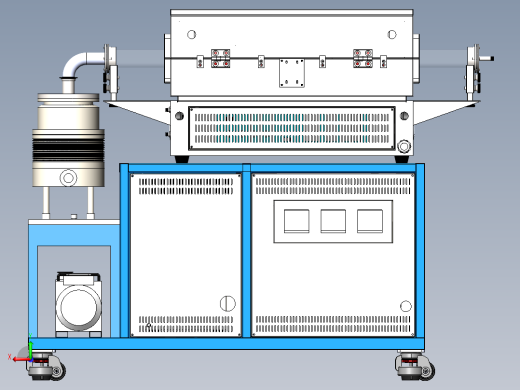 高真空管式炉后视缩略图