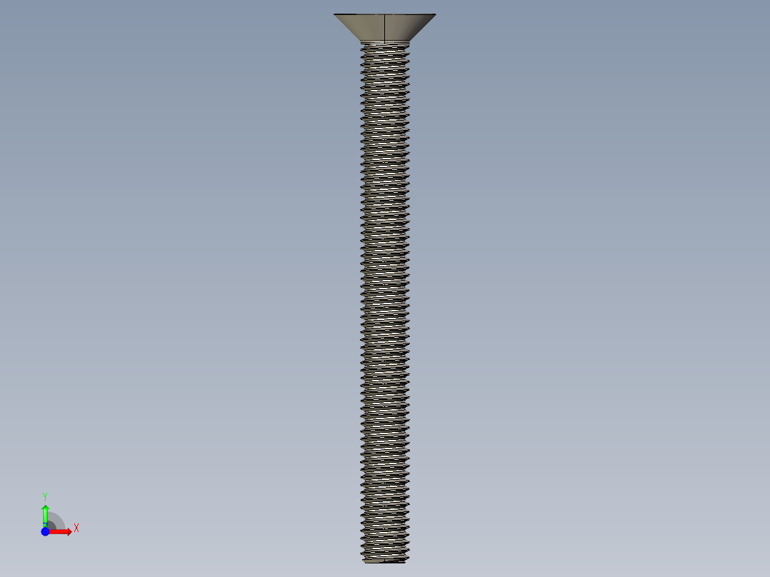 Screw_ISO_10642_M8x90_A2.STEP前视图