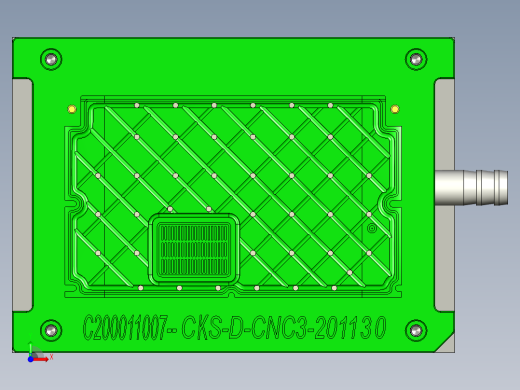 CKS-D-笔记本CNC工装夹具三维模型CNC3-201130前视缩略图