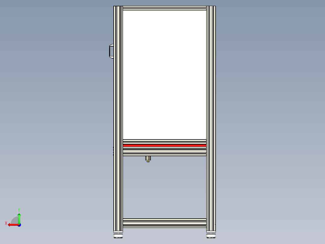 封盖机设备后视图