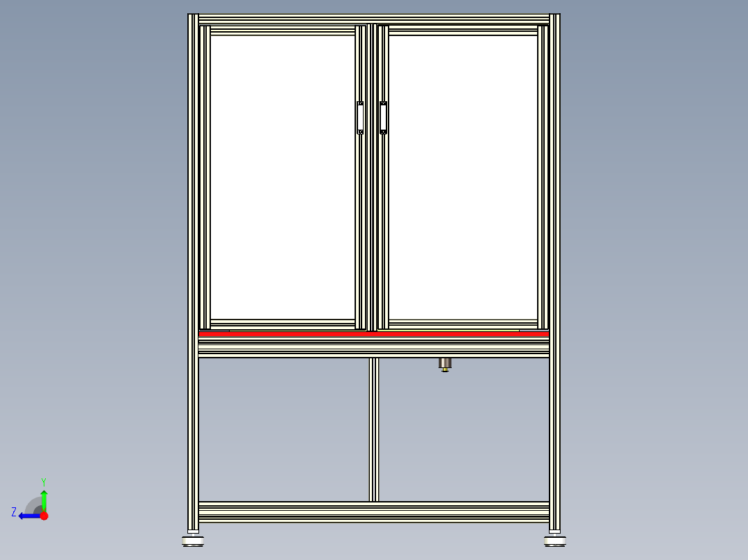 封盖机设备右视图