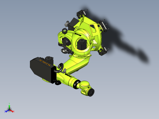 KUKA KR 270 R2700 ultra (KR QUANTEC ultra)机器人正等轴测缩略图