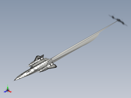 B3003284-洛克希德SR-71黑鸟侦察机