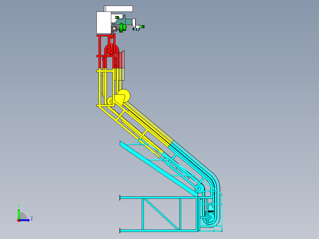 手机保护套自动钻孔生产设备设计左视图