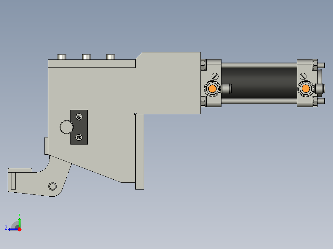 B3003481-90度旋转机构右视图