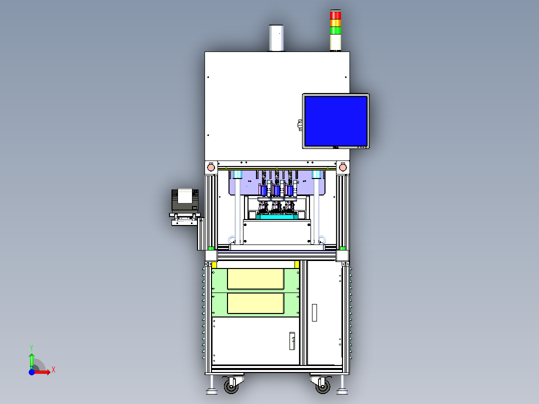 汽车旋钮测试设备前视图