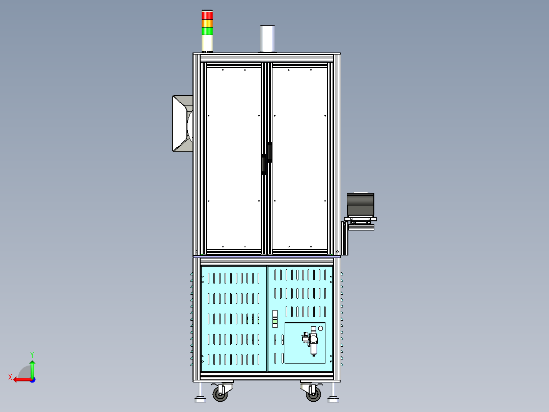 汽车旋钮测试设备后视图