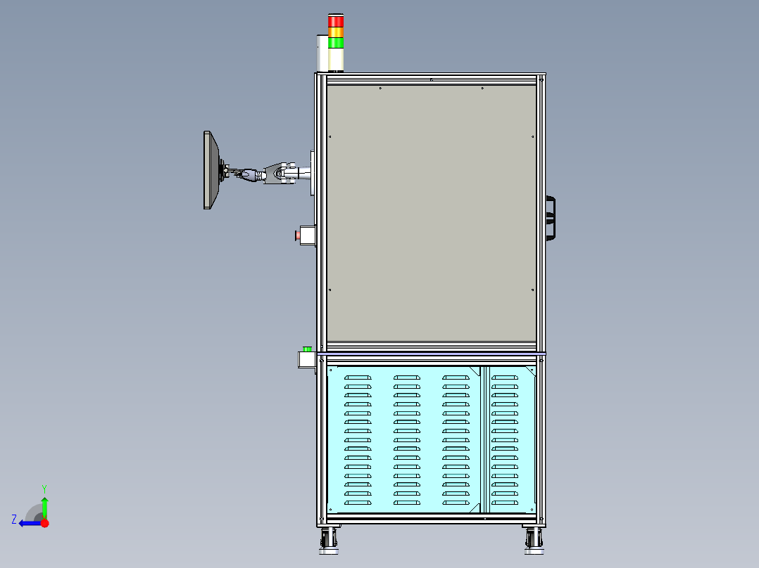 汽车旋钮测试设备右视图