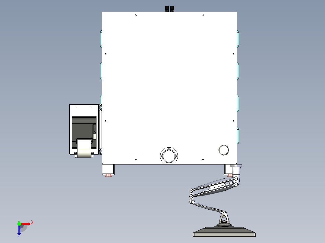 汽车旋钮测试设备俯视图