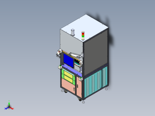 汽车旋钮测试设备正等轴测缩略图